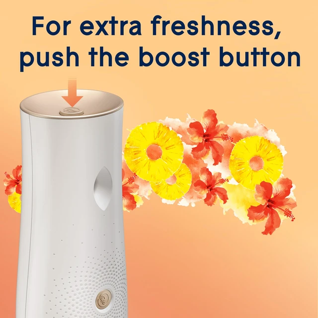 Alt view image 7 of 7 - Automatic Spray Refill, Air Freshener for Home and Bathroom, Hawaiian Breeze, 6.2 Oz
