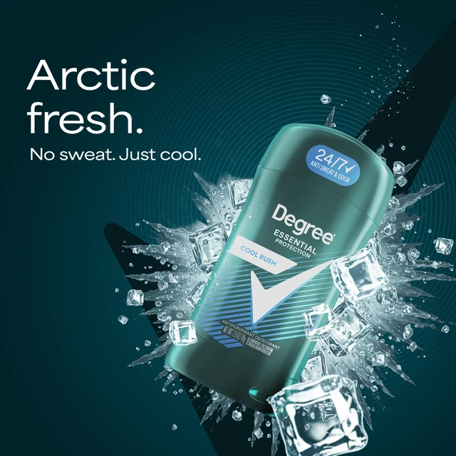 Alt view image 3 of 6 - Men Antiperspirant Deodorant, Cool Rush, Twin Pack, 2.7 oz | For everyday wear, provides 48-hour sweat and odor protection.