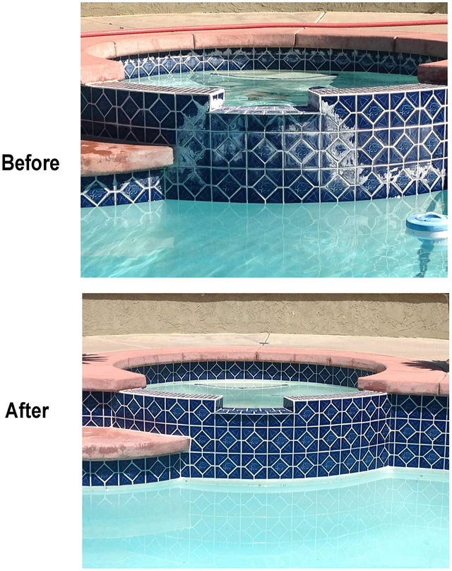 Alt view image 2 of 5 - Pumice Stone with EZ-Clip Handle to Reomve Erase Rust Stain Spot in Concrete Plaster Pool Spa and Calcium Deposit on Pool Tile