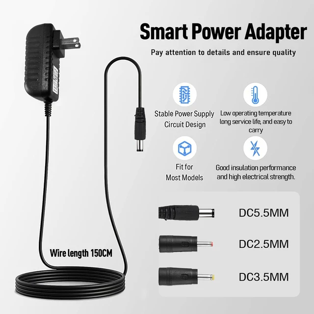 Alt view image 4 of 6 - 25.2V-1A AC/DC Massage Gun Power Adapter, Suitable for FITPULSE, Chirogun, DARKIRON, Kamu Massage Guns, etc. 25.2V Electric Massage Gun Power Battery Charger