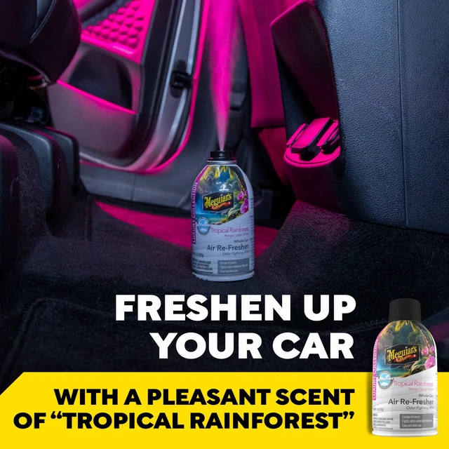 Alt view image 2 of 7 - Car Air Refresher Odor Fighting Mist, Tropical Rainforest, 2 Oz | Long-Lasting Car Air Freshener ,Fights Strong & Unwanted Smells Renewing Interiors with a Luxurious & Refreshing Scent
