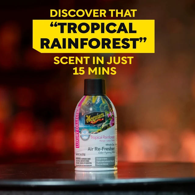 Alt view image 6 of 7 - Car Air Refresher Odor Fighting Mist, Tropical Rainforest, 2 Oz | Long-Lasting Car Air Freshener ,Fights Strong & Unwanted Smells Renewing Interiors with a Luxurious & Refreshing Scent