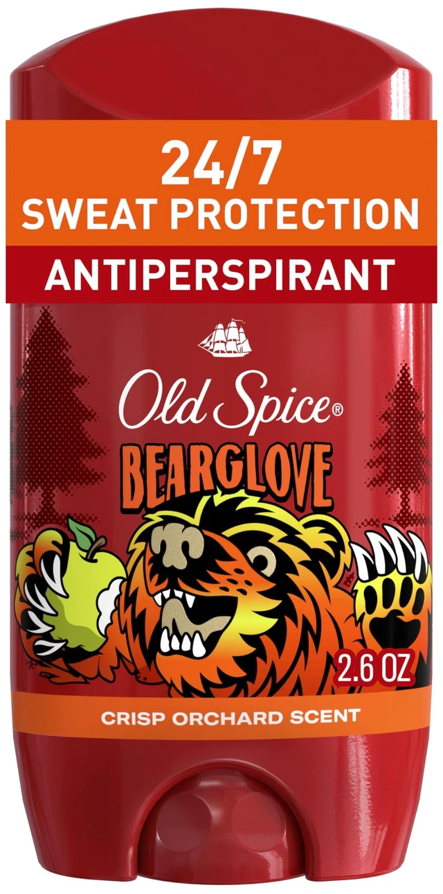 Main image of Antiperspirant Deodorant for Men, Bearglove Scent, 2.6 oz | Crisp Orchard Notes | 24/7 Sweat Protection to Eliminate Odors | 24/7 Freshness & Long-Lasting Scent | Wild Collection