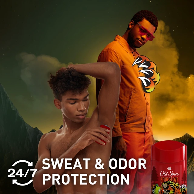 Alt view image 3 of 7 - Antiperspirant Deodorant for Men, Bearglove Scent, 2.6 oz | Crisp Orchard Notes | 24/7 Sweat Protection to Eliminate Odors | 24/7 Freshness & Long-Lasting Scent | Wild Collection