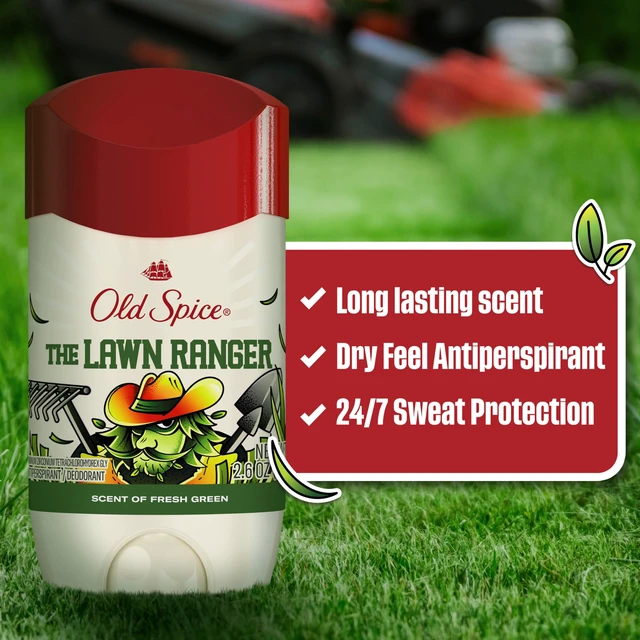 Alt view image 2 of 7 - Antiperspirant Deodorant for Men, The Lawn Ranger Scent, 2.6 oz | Dry Feel | Fresh Green Notes | 24/7 Sweat & Odor Protection | 24/7 Freshness | Limited Edition | Summerdudes Collection