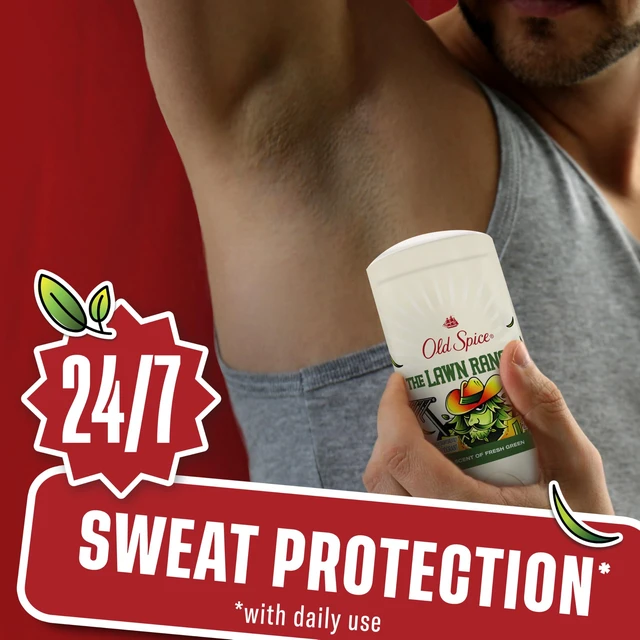 Alt view image 3 of 7 - Antiperspirant Deodorant for Men, The Lawn Ranger Scent, 2.6 oz | Dry Feel | Fresh Green Notes | 24/7 Sweat & Odor Protection | 24/7 Freshness | Limited Edition | Summerdudes Collection