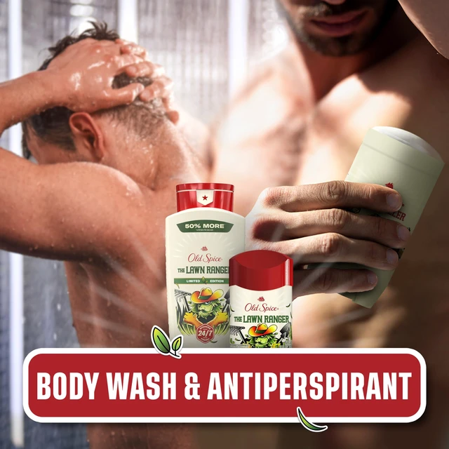 Alt view image 7 of 7 - Antiperspirant Deodorant for Men, The Lawn Ranger Scent, 2.6 oz | Dry Feel | Fresh Green Notes | 24/7 Sweat & Odor Protection | 24/7 Freshness | Limited Edition | Summerdudes Collection