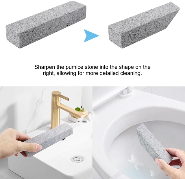Alt view image 6 of 7 - Pumice Stone Toilet Bowl Cleaner, 12 Pack for Hard Water Rings | 5.9 x1.4x0.9 Inch,Efctively Removes Rust,Limescale and Mineral Deposits,Works on Stoves,Bathtubs,Grills,Pools and Sinks