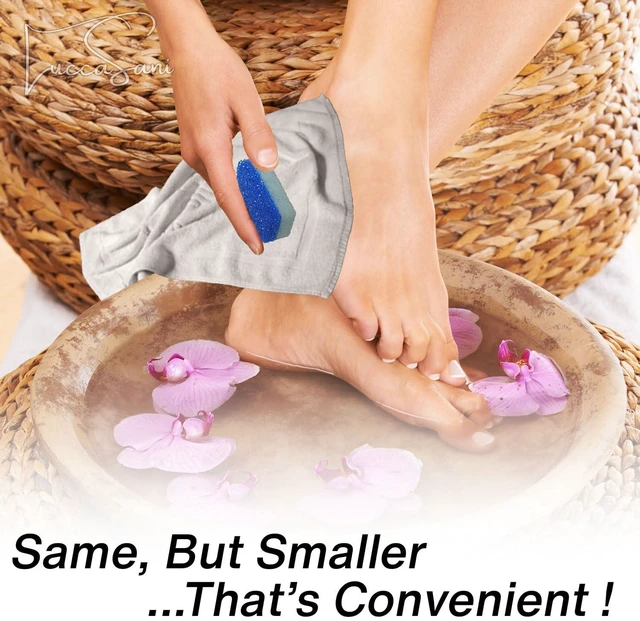 Alt view image 6 of 7 - Mini Foot Pumice Stone, Travel Sized Foot Exfoliator Stone, Disposable Pumice Stone for Feet Callus Remover, Foot Scrubber Stone, Natural Foot Scraper (Pack of 6)