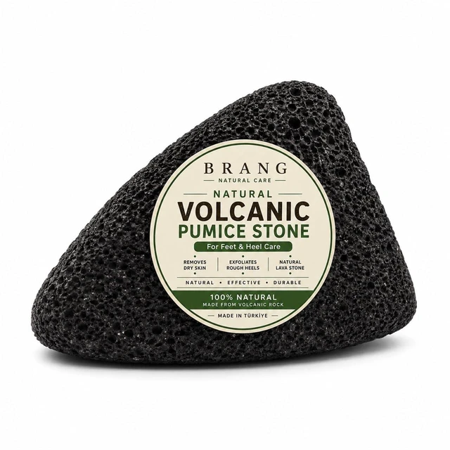 Main image of Natural Volcanic Pumice Stone for Feet & Heel Care Lava Rock Callus Remover & Exfoliating Pedicure Stone Made in Türkiye