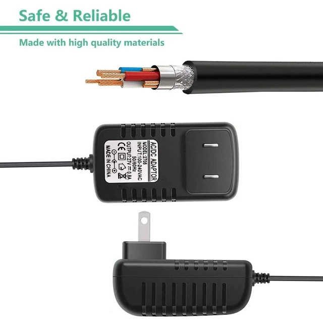 Alt view image 4 of 6 - 27V Charger for Sharper Image Massage Gun, Power Adapter Compatible with Sharper Image Powerboost Cordless Deep Tissue Massage Gun