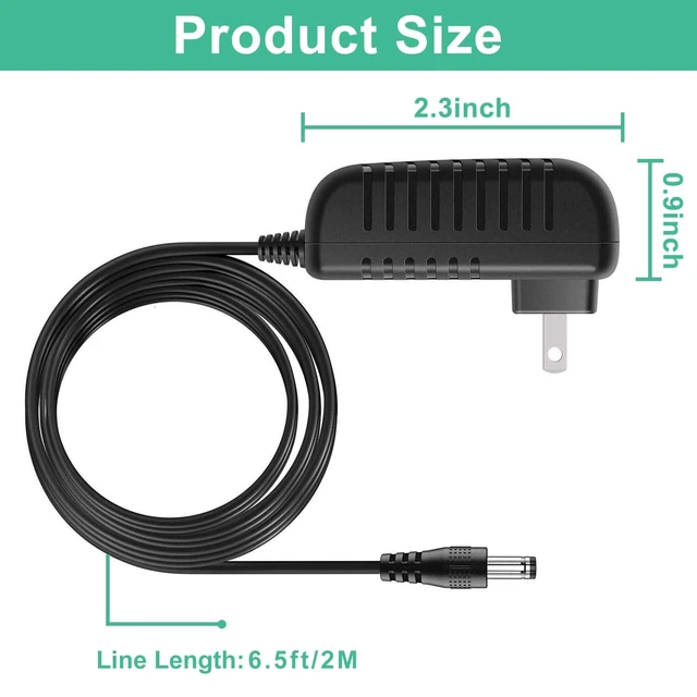 Alt view image 5 of 6 - 27V Charger for Sharper Image Massage Gun, Power Adapter Compatible with Sharper Image Powerboost Cordless Deep Tissue Massage Gun