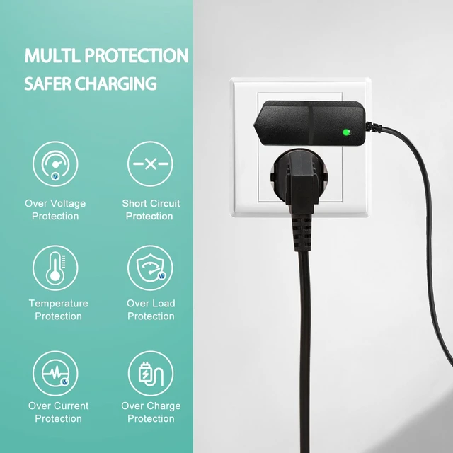 Alt view image 6 of 7 - Massage Gun Charger 12v ~ 12.6v 1A Charger for 12.6v Massage Gun Power Cord 12V Switch Power Supply