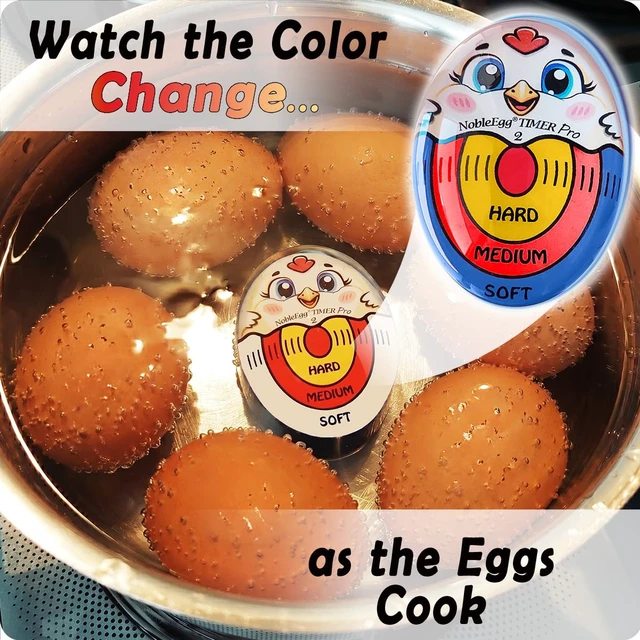 Alt view image 3 of 7 - Egg Timer Pro2 Boiling Soft Medium Hard Eggs Kitchen Gadget Tricolor Certified