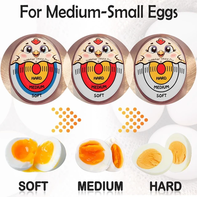 Alt view image 5 of 7 - Egg Timer Pro2 Boiling Soft Medium Hard Eggs Kitchen Gadget Tricolor Certified