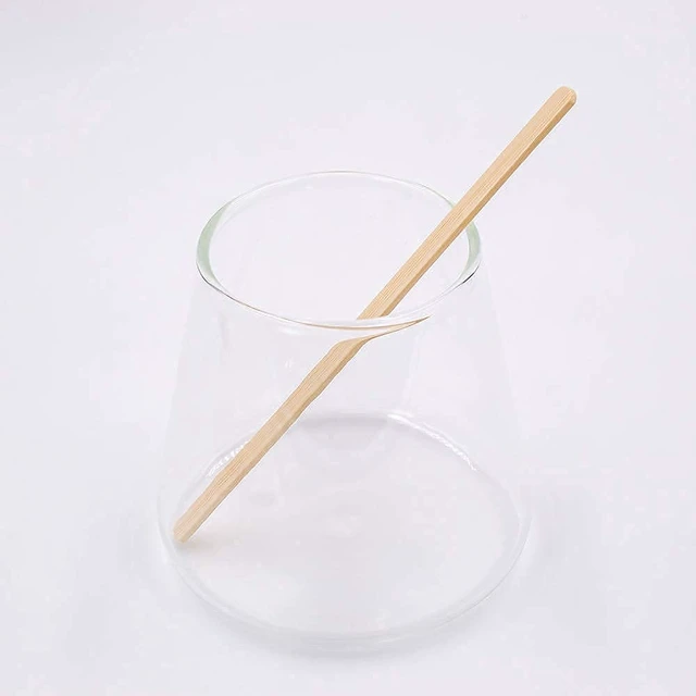 Alt view image 4 of 7 - Pack 100 5.5-Inch Bamboo Coffee Stirrers, Disposable Beverage Stirrers Sticks Eco Friendly Biodegradable Stir Sticks for Tea,Hot or Cold Beverages.(Glass not Included)