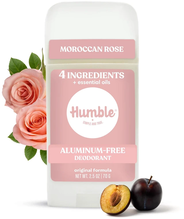 Main image of Aluminum-Free Deodorant, Moroccan Rose - 1 Pack | Fresh & Natural Deodorant Stick with Essential Oils, Long-Lasting Odor Control, Cruelty-Free, Men & Women