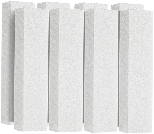 Main image of 8 Pack Pumice Stone for Toilet Bowl Cleaning, Scouring Stick Remove Hard Water Rings, Calcium Buildup and Rust, Pumice Cleaning Bar for Tile Bath-tub