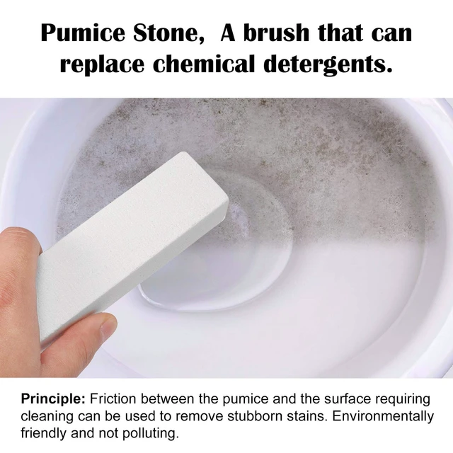 Alt view image 2 of 7 - 8 Pack Pumice Stone for Toilet Bowl Cleaning, Scouring Stick Remove Hard Water Rings, Calcium Buildup and Rust, Pumice Cleaning Bar for Tile Bath-tub