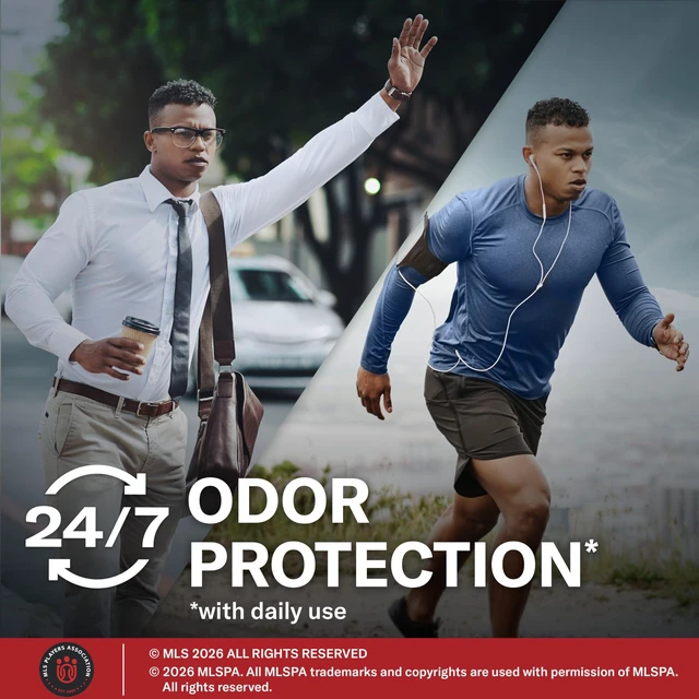Alt view image 4 of 7 - Antiperspirant Deodorant for Men, Victory Scent, 2.3 oz | Citrus & Success Notes | 24/7 Sweat & Odor Protection | 24/7 Freshness & Lasting Scent | Limited Edition MLS Collection