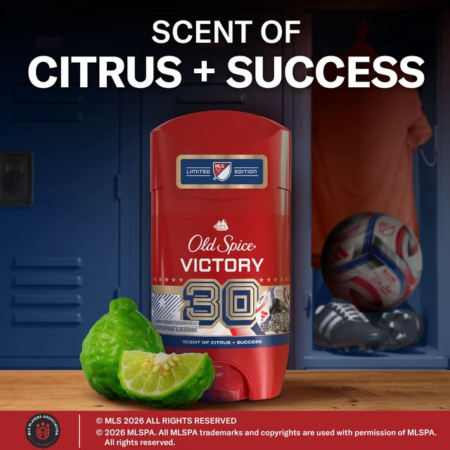 Alt view image 7 of 7 - Antiperspirant Deodorant for Men, Victory Scent, 2.3 oz | Citrus & Success Notes | 24/7 Sweat & Odor Protection | 24/7 Freshness & Lasting Scent | Limited Edition MLS Collection