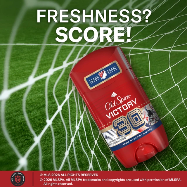 Alt view image 6 of 7 - Antiperspirant Deodorant for Men, Victory Scent, 2.3 oz | Citrus & Success Notes | 24/7 Sweat & Odor Protection | 24/7 Freshness & Lasting Scent | Limited Edition MLS Collection