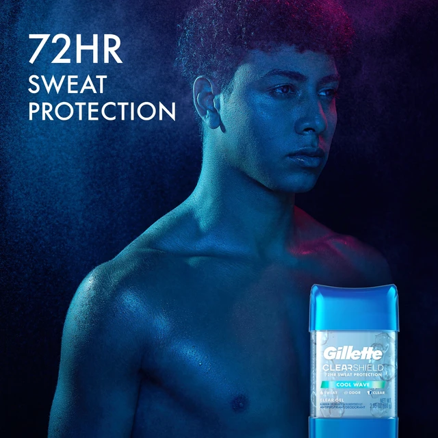 Alt view image 3 of 7 - Antiperspirant and Deodorant for Men, Clear Gel, Cool Wave Scent, 2.85 oz (Pack of 2)