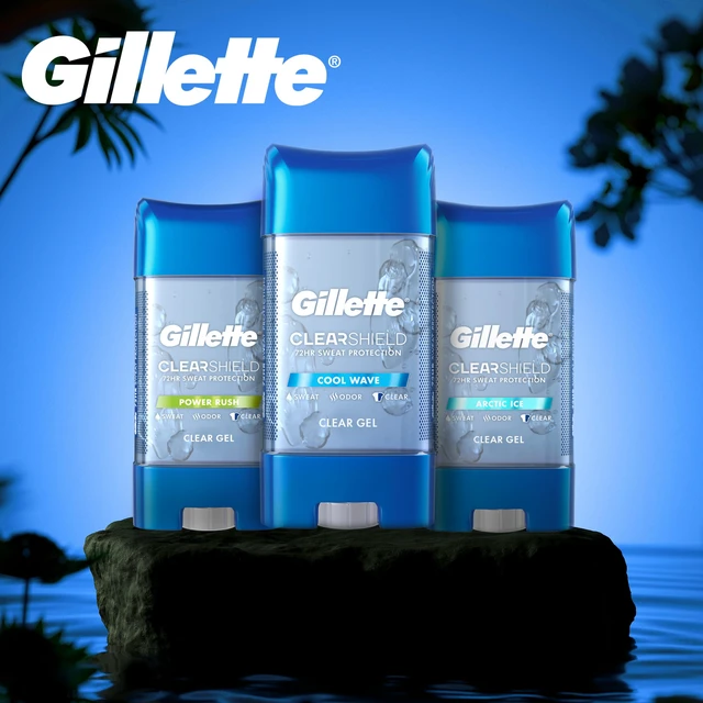 Alt view image 5 of 7 - Antiperspirant and Deodorant for Men, Clear Gel, Cool Wave Scent, 2.85 oz (Pack of 2)