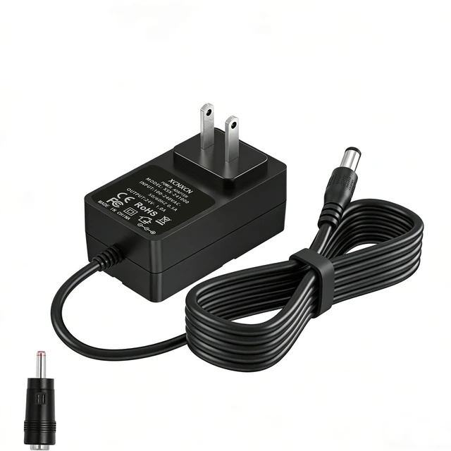 Main image of 24V Massage Gun Charger Power Adapter Charging Cable, Compatible with TOLOCO EM26, TO-M63, AERLANG EM8 EM9 EM10 EM11 EM12 EM13, Darkiron EM31, HARDNEX 2020 Replacement Accessories