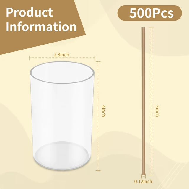 Alt view image 2 of 7 - 500 Pcs Gold Coffee Stirrers Holder Set Metallic Gold Coffee Stir Sticks Acrylic Stir Stick Holder Cocktail Straws Bar Straws Drink Stirrers for Coffee Bar Decor Juice Party Halloween Supplies