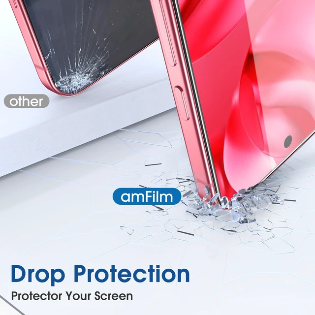 Alt view image 5 of 7 - OneTouch for Google Pixel 9a Screen Protector 6.3'' Tempered Glass | 30s Auto-Alignment, Bubble Free, Scratch & Drop Protection, HD Clear, 2 Pack (Pixel 9a-6.3")