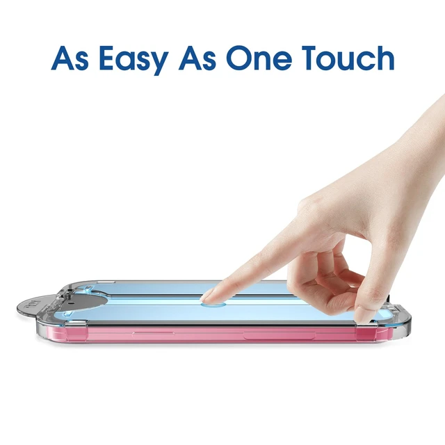 Alt view image 7 of 7 - OneTouch for Google Pixel 9a Screen Protector 6.3'' Tempered Glass | 30s Auto-Alignment, Bubble Free, Scratch & Drop Protection, HD Clear, 2 Pack (Pixel 9a-6.3")