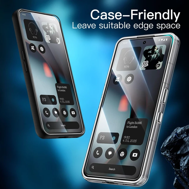 Alt view image 7 of 7 - Screen Protector for Nothing Phone 3, 3-Pack | 9H Tempered Glass, HD Clear, Anti-Scratch Protection, Easy Installation Tool