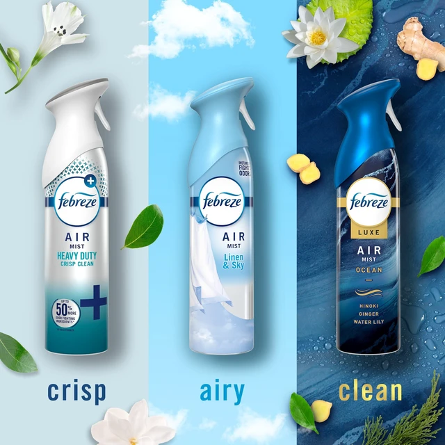 Alt view image 4 of 7 - New & Improved Air Mist Scent Mix, Air Freshener, Home and Kitchen Essentials, Odor Fighting Room Spray, 8.1 oz bottle, 3 Count