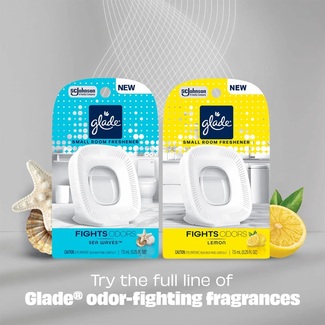 Alt view image 7 of 7 - Small Room Freshener Starter Kits, Sea Waves, 4 Devices + 4 Refills, 1.0 fl oz