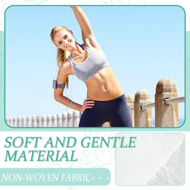 Alt view image 4 of 7 - Body Wipes 50 pieces of Antiperspirant deodorant Wipes And Travel Deodorant Individually Wrap Hypoallergenic Mini Deodorant Underarm Sweating And Travel To Clean Skin For Female Male Teenagers