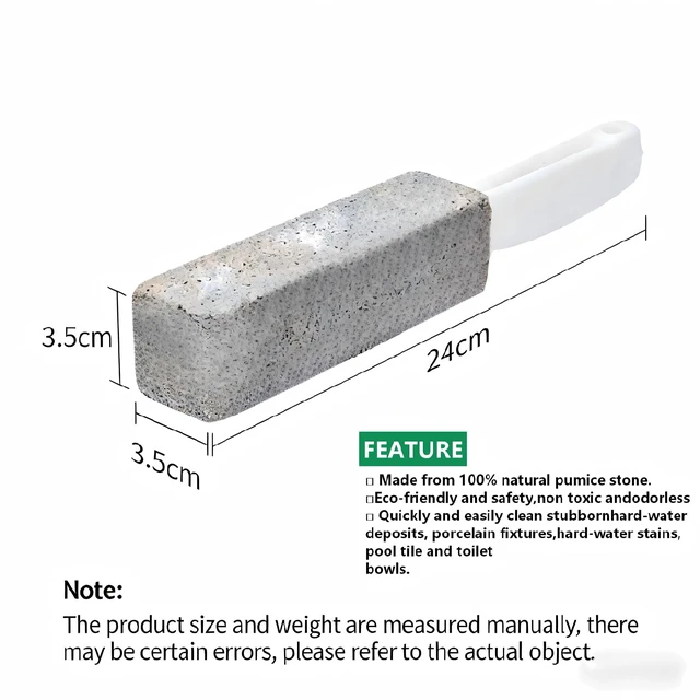 Alt view image 2 of 7 - 6 Pack Pumice Stone for Cleaning with Handle,Scouring Stick