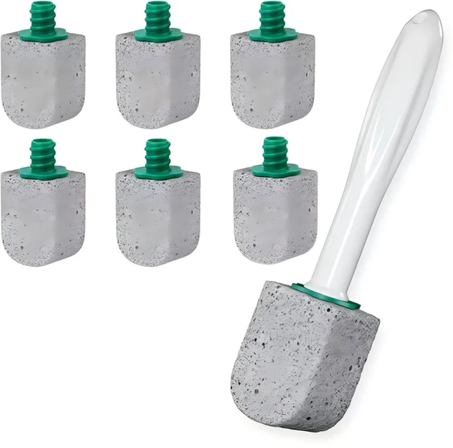 Main image of 6 Pack Pumice Stone for Cleaning with Handle Toilet Bowl Cleaner
