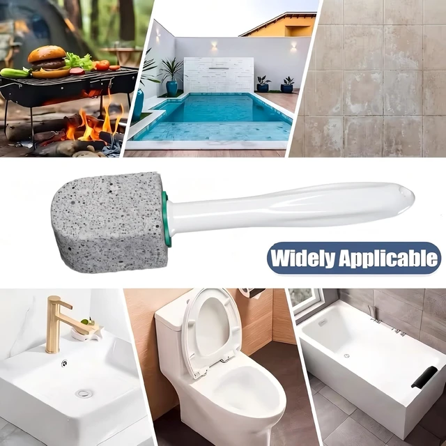 Alt view image 4 of 6 - 6 Pack Pumice Stone for Cleaning with Handle Toilet Bowl Cleaner