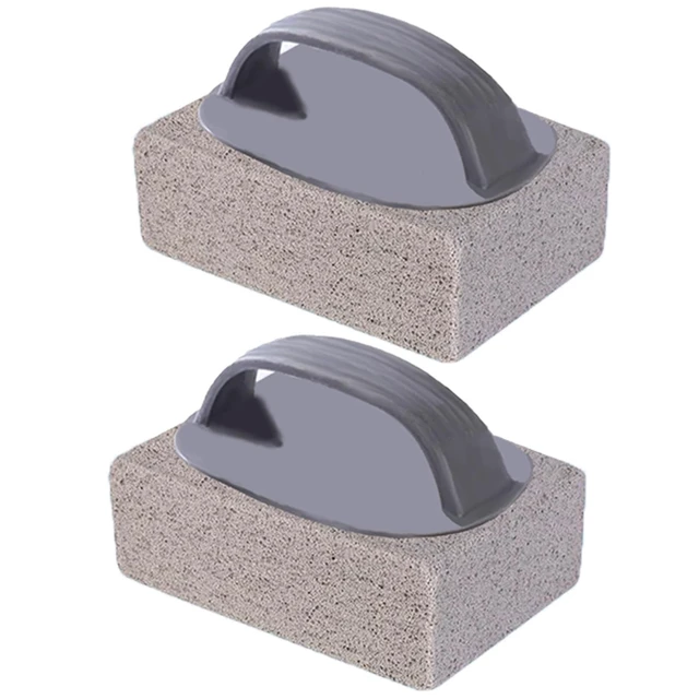 Main image of Hand-Held Pools Pumice Stone, 2 PCS Pumice Stone for Cleaning, Pool Cleaning Block with Handle, Pool Pumice Stone for Swimming Pools Spa Cleaning Tiles