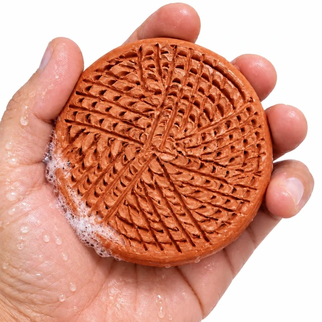 Main image of Foot Pumice Stone for Feet, Terracotta Foot Scrubber | Foot Scrubber & Callus Remover, Foot Exfoliator for Rough Heels and Dead Skin, Raised Grip, At-Home Pedicure Tool