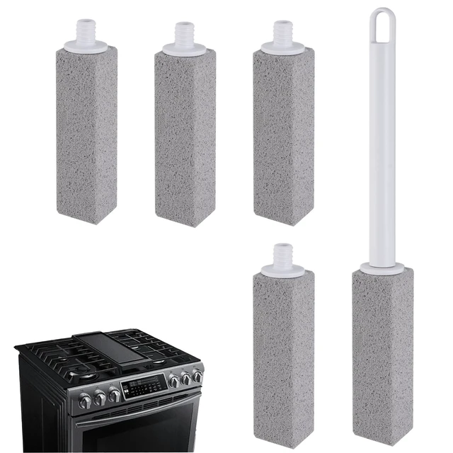 Main image of Pumice Stone for Cleaning Stove, Pumice Stone for Cleaning with Handle 5PCS | Hard Water Stain Eraser, Hanging Hole, Durable, Powerful Cleaning, Fast and Easy to Clean, Easy to Use, Great for Home Use