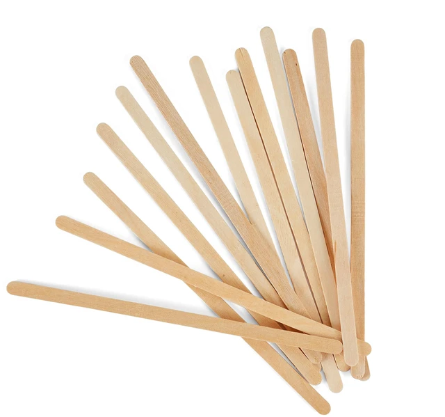 Alt view image 3 of 7 - Birch Wood Coffee Stirrers, 5.5 Inch Round End Wooden Stir Sticks 1000 Pack