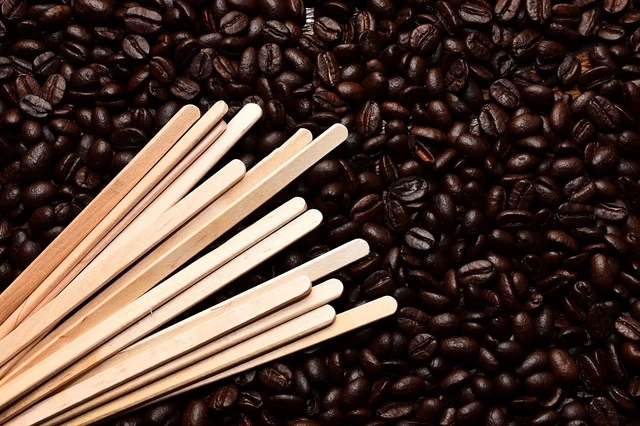 Alt view image 5 of 7 - Birch Wood Coffee Stirrers, 5.5 Inch Round End Wooden Stir Sticks 1000 Pack