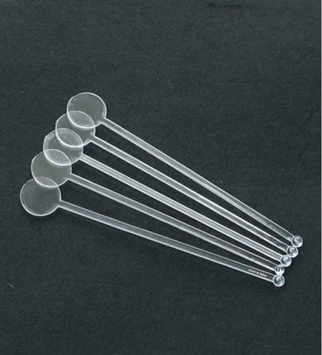 Main image of 100PCS 7 Inches Cocktail Swizzle Sticks, Disposible Plastic Drink Stirrers Plastic Coffee Whiskey Beverage Stirrers (Transparent)