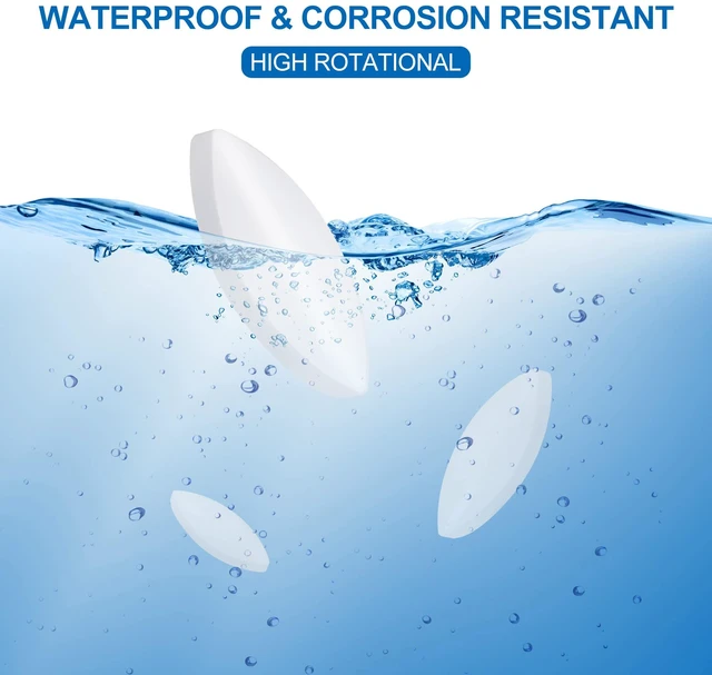 Alt view image 4 of 5 - 6Pcs PTFE Magnetic Stirrer Mixer Stir Bar, Magnetic Stir Bar, Olive Shape, 20mm/0.78 inch Length
