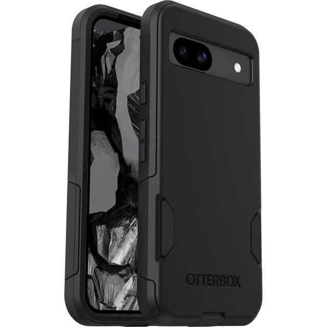 Alt view image 3 of 4 - Google Pixel 8a Commuter Series Case - Black | Thin & Protective Phone Case for Google Pixel, Dual-Layer, Impact Absorbing, Slim Phone Case, Best Google Phone Cases