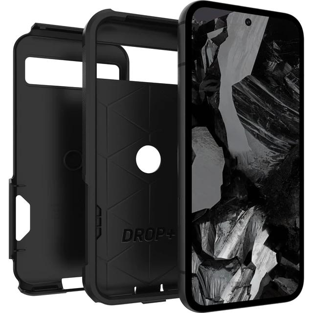 Alt view image 4 of 4 - Google Pixel 8a Commuter Series Case - Black | Thin & Protective Phone Case for Google Pixel, Dual-Layer, Impact Absorbing, Slim Phone Case, Best Google Phone Cases