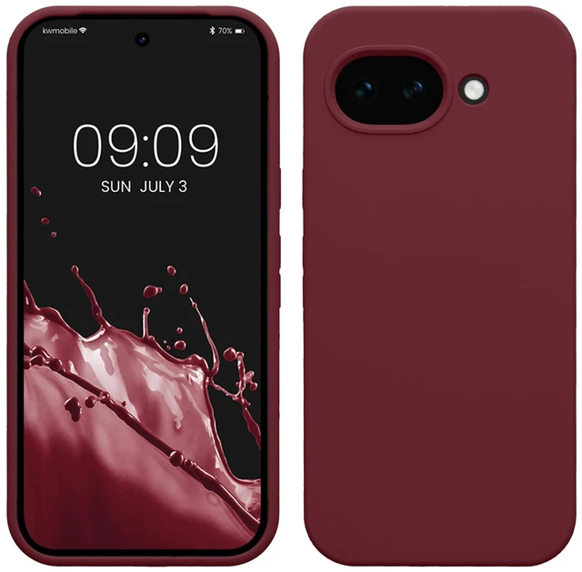 Main image of Case Compatible with Google Pixel 10a Case - TPU Silicone Phone Cover with Soft Finish - Bordeaux Violet