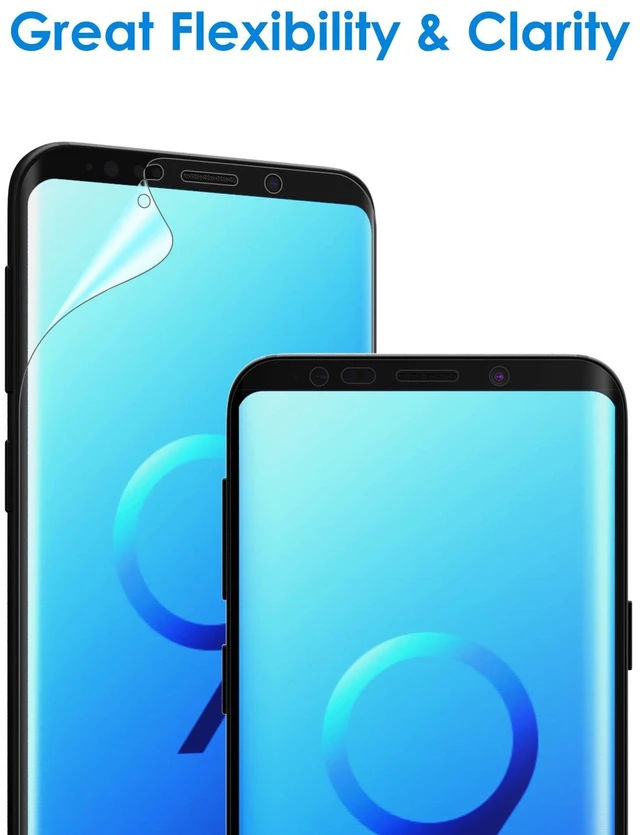Alt view image 3 of 6 - TPU Screen Protector for Samsung Galaxy S9, 2-Pack | Self-Healing TPU Film, HD Clear, Anti-Scratch Protection, Bubble-Free Installation